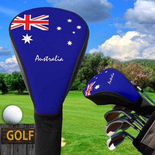 Golf Australia  Aussie Flag  Golf Clubs Covers