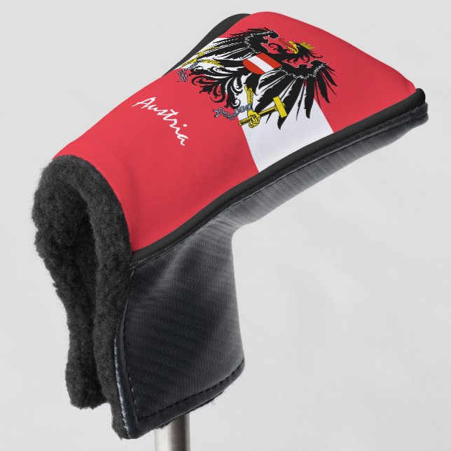 Golf Austria & Austrian Flag / Golf Clubs Covers (3/4 Front)