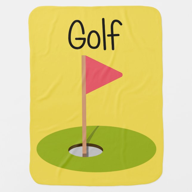 Golf Baby Blanket (Front)