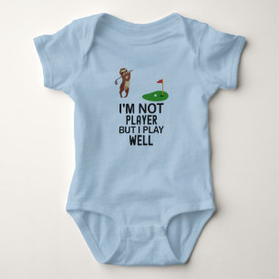 Golf baby boy baby bodysuit