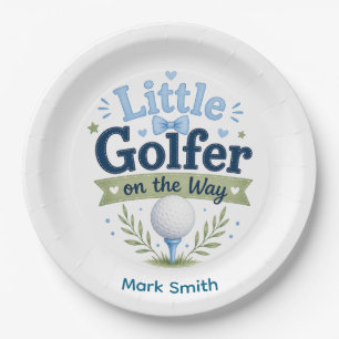 Golf Baby Boy for Baby Shower Paper Plates