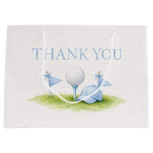 Golf baby boy Thank you Large Gift Bag