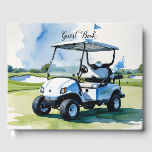 Golf Baby Shower Boy themed  Guest Book