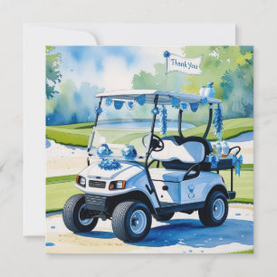 Golf Baby Shower Boy themed Thank You Card