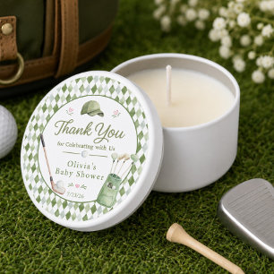 Golf Baby Shower Candle Favor Mini Candle Favors