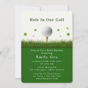 Golf Baby Shower Invitation