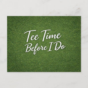 Golf Bachelor Par-Tee Golf Theme Invite Tee Time