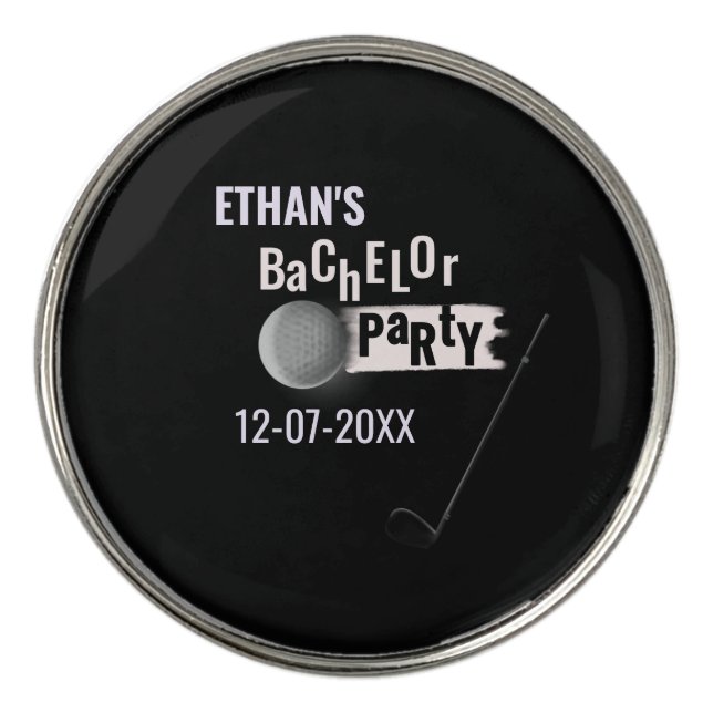 Golf Bachelor Party - Golfing trip Classic Stylish Ball Marker (Front)