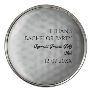 Golf Bachelor Party - Golfing trip Classic Stylish Ball Marker