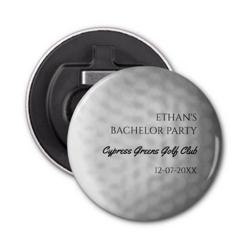 Golf Bachelor Party _ Golfing trip Classic Stylish Bottle Opener