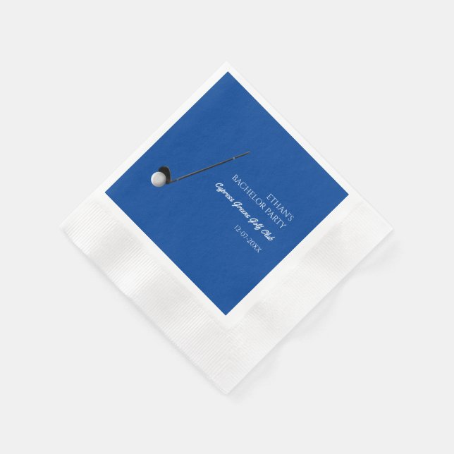Golf Bachelor Party - Golfing trip Classic Stylish Napkins (Corner)