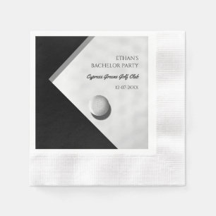 Golf Bachelor Party - Golfing trip Classic Stylish Napkins