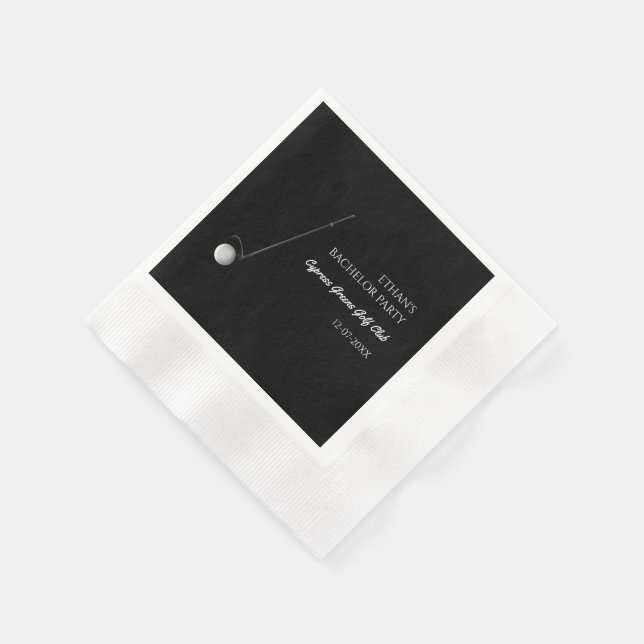 Golf Bachelor Party - Golfing trip Classic Stylish Napkins (Corner)