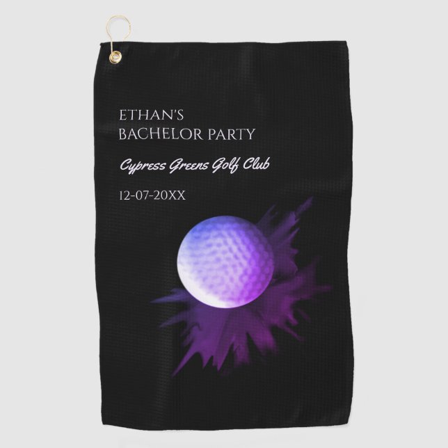 Golf Bachelor Party - Golfing trip Classic Stylish Towel (Front)