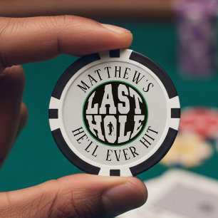 Golf Bachelor Party Last Hole He'll Ever Hit Poker Chips
