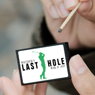 Golf Bachelor Party Last Hole Matchboxes