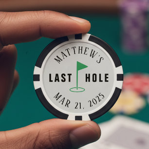 Golf Bachelor Party Last Hole Poker Chips