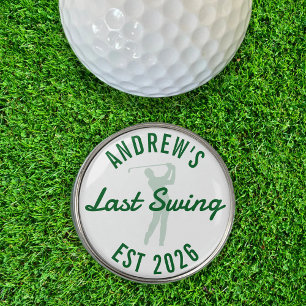 Golf Bachelor Party Last Swing Before the Ring Ball Marker