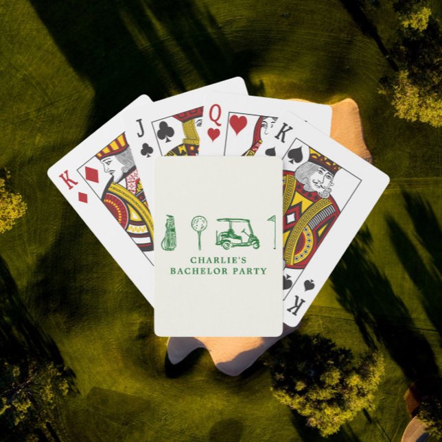 Golf Bachelor Party  Poker Cards (Creator Uploaded)