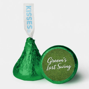 Golf Bachelor themed on green grass Hershey®'s Kisses®