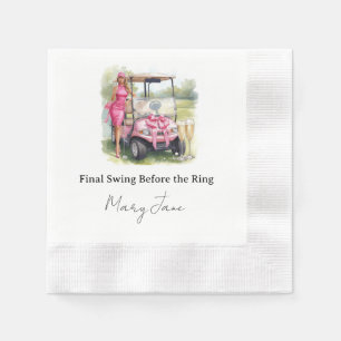 Golf Bachelorette Par-Tee party Napkins
