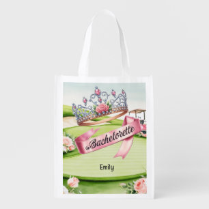 Golf Bachelorette Party for Golfer Grocery Bag