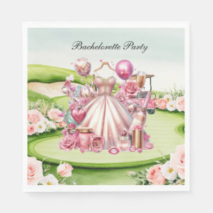 Golf Bachelorette Party for Golfer Napkins