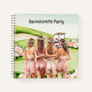 Golf Bachelorette Party for Golfer Notebook