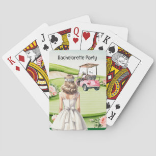 Golf Bachelorette Party for Golfer  Poker Cards