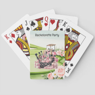 Golf Bachelorette Party for Golfer Poker Cards