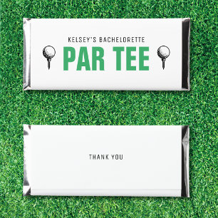 Golf Bachelorette Party Thank You Par Tee  Hershey Bar Favors