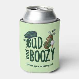 Golf Bad & Boozy Custom Golfer Beer Can Cooler