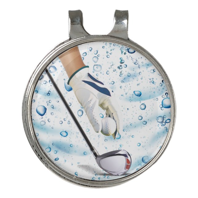 Golf Bag Accessory Set: Best Hat Clip and Ball (Front)