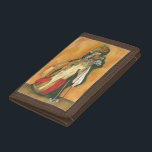 Golf Bag with Glove by Jennifer Goldberger Trifold Wallet<br><div class="desc">Unleash your inner Rory Mcilroy with this great print by Jennifer Goldberger. The complete golf bag,  it is painted with a glove,  towel and the full complement of clubs. Give this as a gift to a golf fan today!</div>