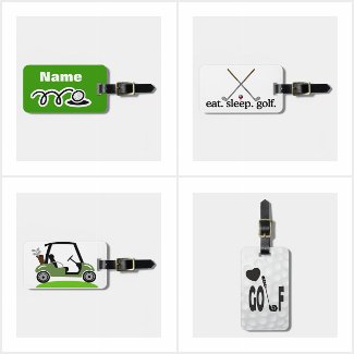 Golf bags and Tags