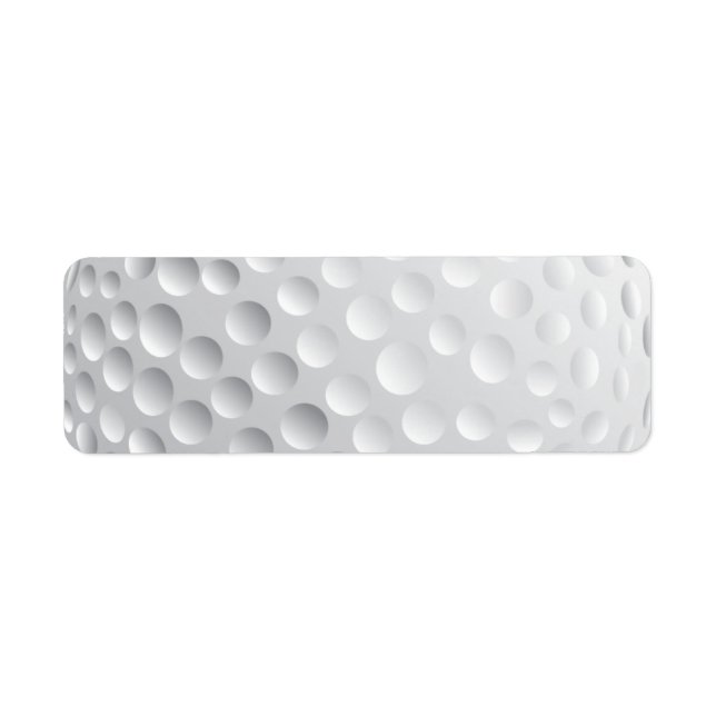golf_Ball2 WHITE GOLF BALL SPORTS GRAPHICS VECTOR Label (Front)