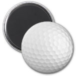Golf Ball 2 1/2 Inch Round Magnet at Zazzle