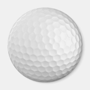 Golf Ball 2 1/2 inch Round Magnet