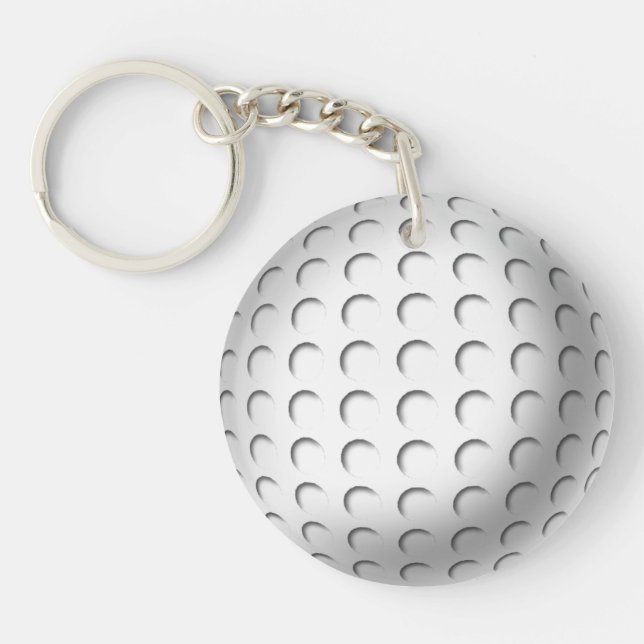 Golf Ball 2 Keychain (Front)