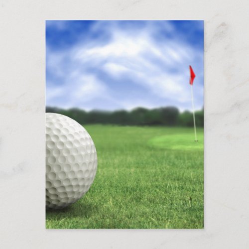 Golf Ball 4 Postcard