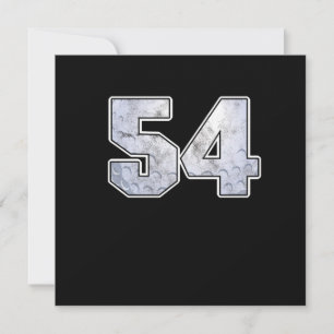Golf Ball 54 th Birthday Celebration Sport Gift Invitation