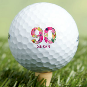 Golf ball 90 years custom golf ball 90th birthday