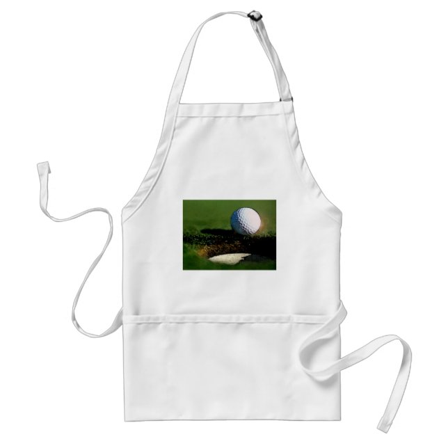 Golf Ball Adult Apron (Front)