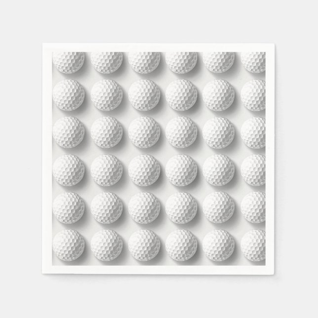 Golf ball all over napkins (Front)