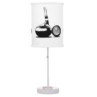 Golf Ball and Club Desk Lamp