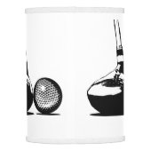 Golf Ball and Club Lamp Shade (Back)