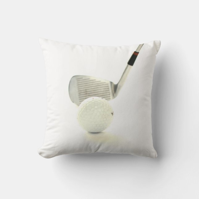 Golf Ball and Club Pillow (Front)