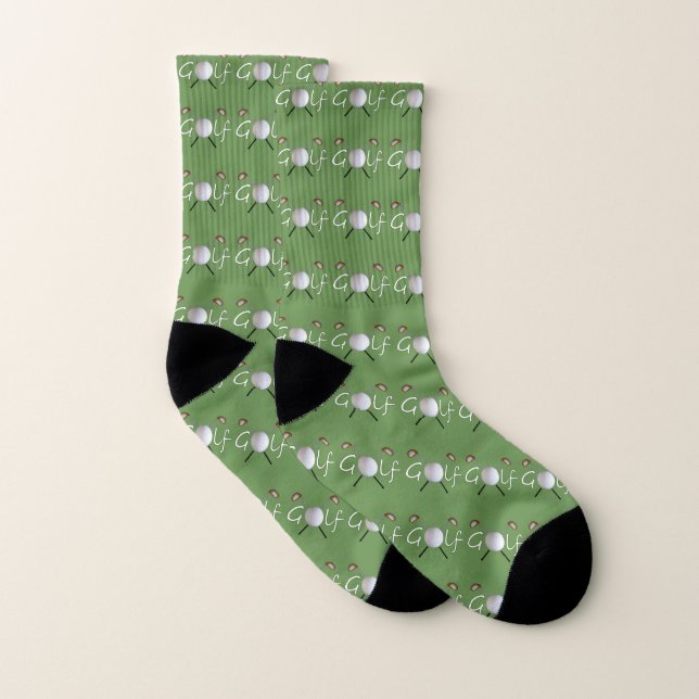Golf Ball and Clubs Socks (Pair)