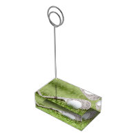 Golf ball and Iron table card holder