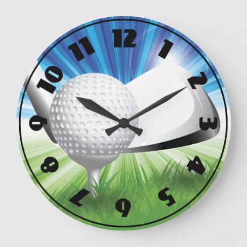 Golf Ball and Tee Clock